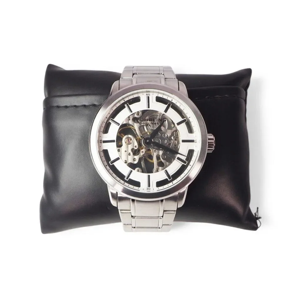 Stuhrling Original Winchester Pro Skeleton Dial Classic Mechanical Watch 394.331